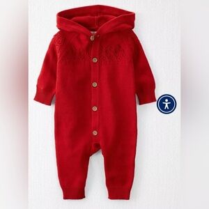 Carter’s Baby Organic Cotton Sweater Knit Pointelle Jumpsuit